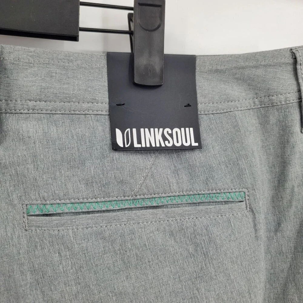 Linksoul Solid Boardwalker Shorts Men Size 40 NWT Land & Sea Lightweight